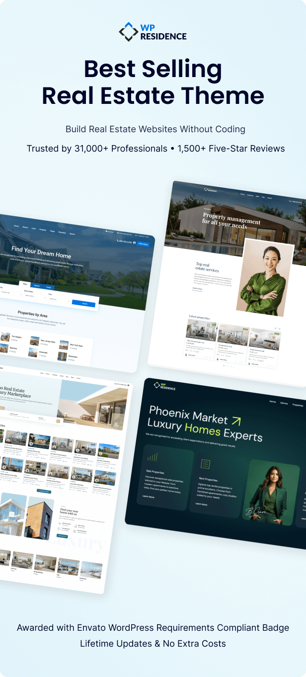 wpresidence features