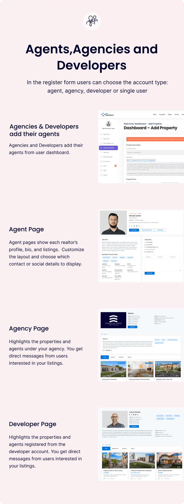 wpresidence features