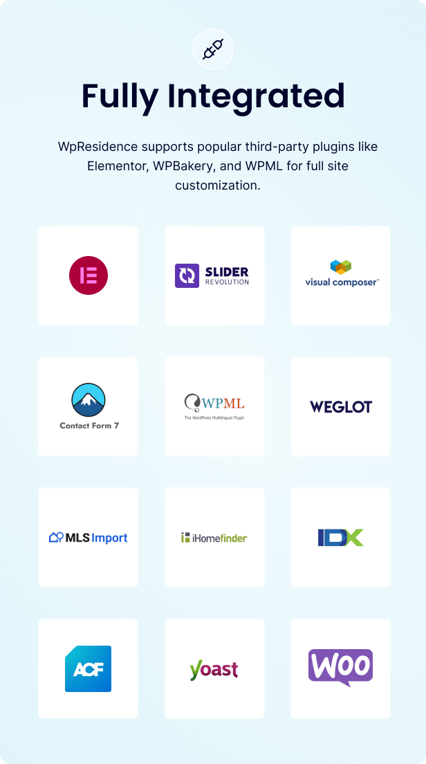 wpresidence features