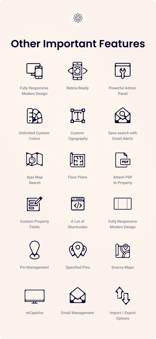 wpresidence features