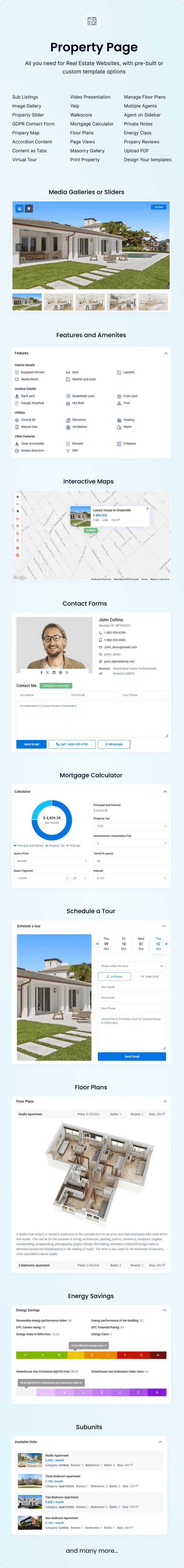 wpresidence features