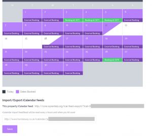 How to export the Icalendar Feed from Wp Rentals
